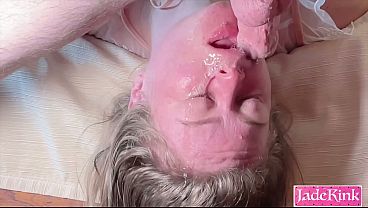 BDSM bound bride face fuck – The bride’s little throat PMV