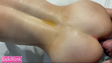 Huge cumshot and pissing on her – I am a cherished Christian PMV