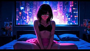 PMV – Neon Cyberpunk Hentai Girl [AI]